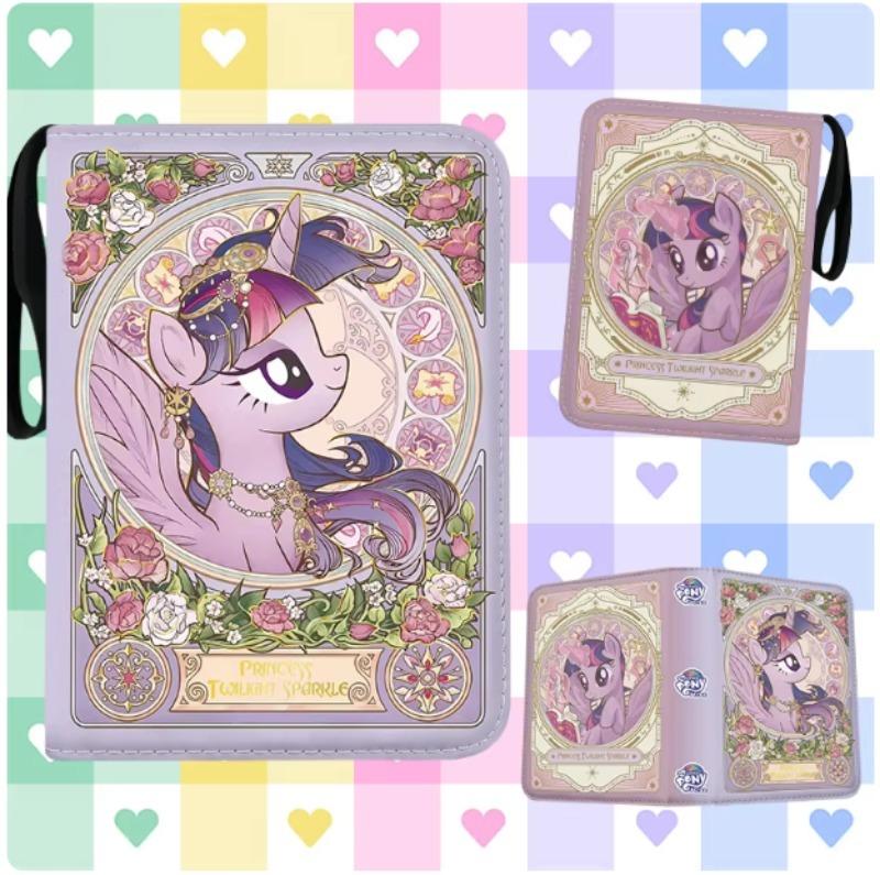 My Little Pony 400 шт./900 шт. Альбом-книга для карт Папка 4/9 ячеек для карт Коллекции Молния Двойной карман Молния Держатель-альбом для карт