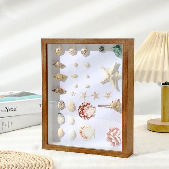 Креативная полая фоторамка с сушеными цветами и растениями, ручная работа, дисплей «сделай сам», 3D фоторамка, глубокая большая теневая коробка, витрина