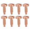 8 шт. Винты для корпуса часов из нержавеющей стали, нержавеющие, для ремонта часов, розовое золото