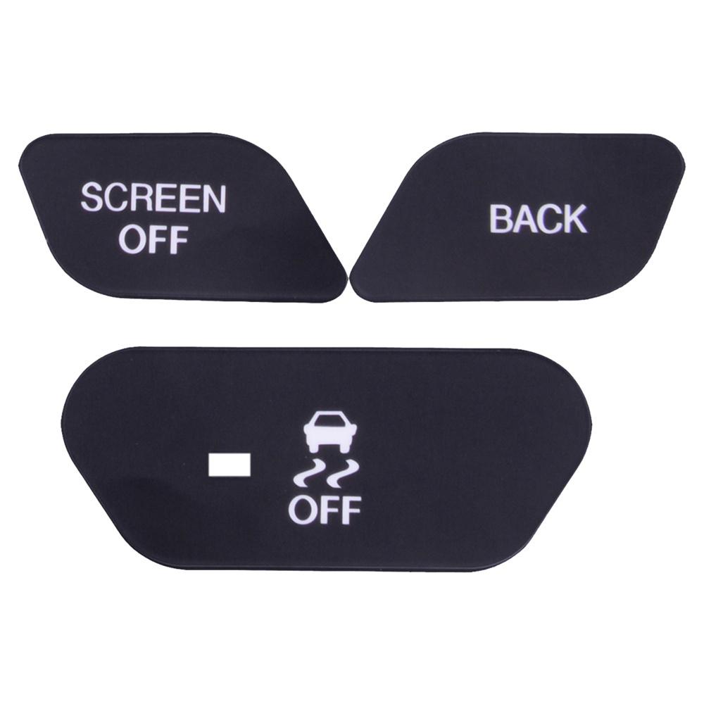 Черная наклейка для ремонта кнопок управления климатом кондиционера для Chrysler 200 и 300 2014-2017