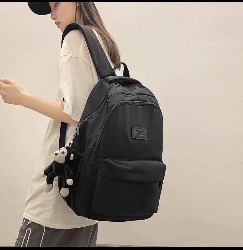Модный женский повседневный рюкзак большой вместимости для старшей школы и коротких поездок - Многофункциональный рюкзак для ноутбука и книг