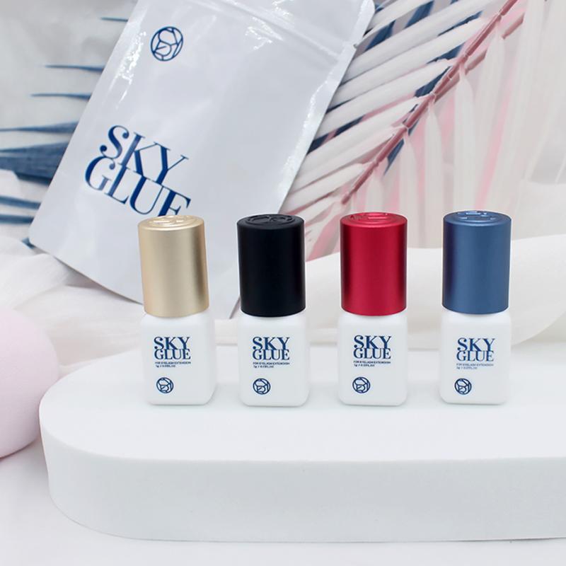 Клей S Plus, красный, черный, синий колпачок для наращивания ресниц, клей, сильный клей, быстросохнущий, 5 мл, инструменты для макияжа