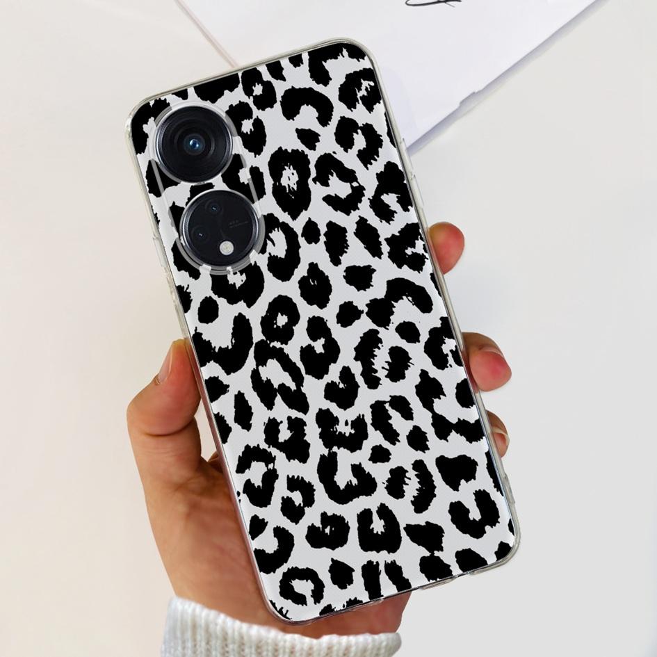 6.43" For OPPO Reno8 T 4G Case Soft Silicone Cover Cute Fashion Printed Bumper Funda For OPPO Reno 8T CPH2481 Coque Reno8T Cover