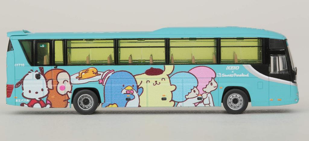 Коллекция автобусов Коллекция автобусов Автобус Keio South Sanrio Puroland Car 2 Diorama Supplies первый заказ ограничен (Продукция производителя)