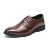 Men Dress Shoes Men's Leather Breathable Formal Business Derby Shoes Man Casual Shoes