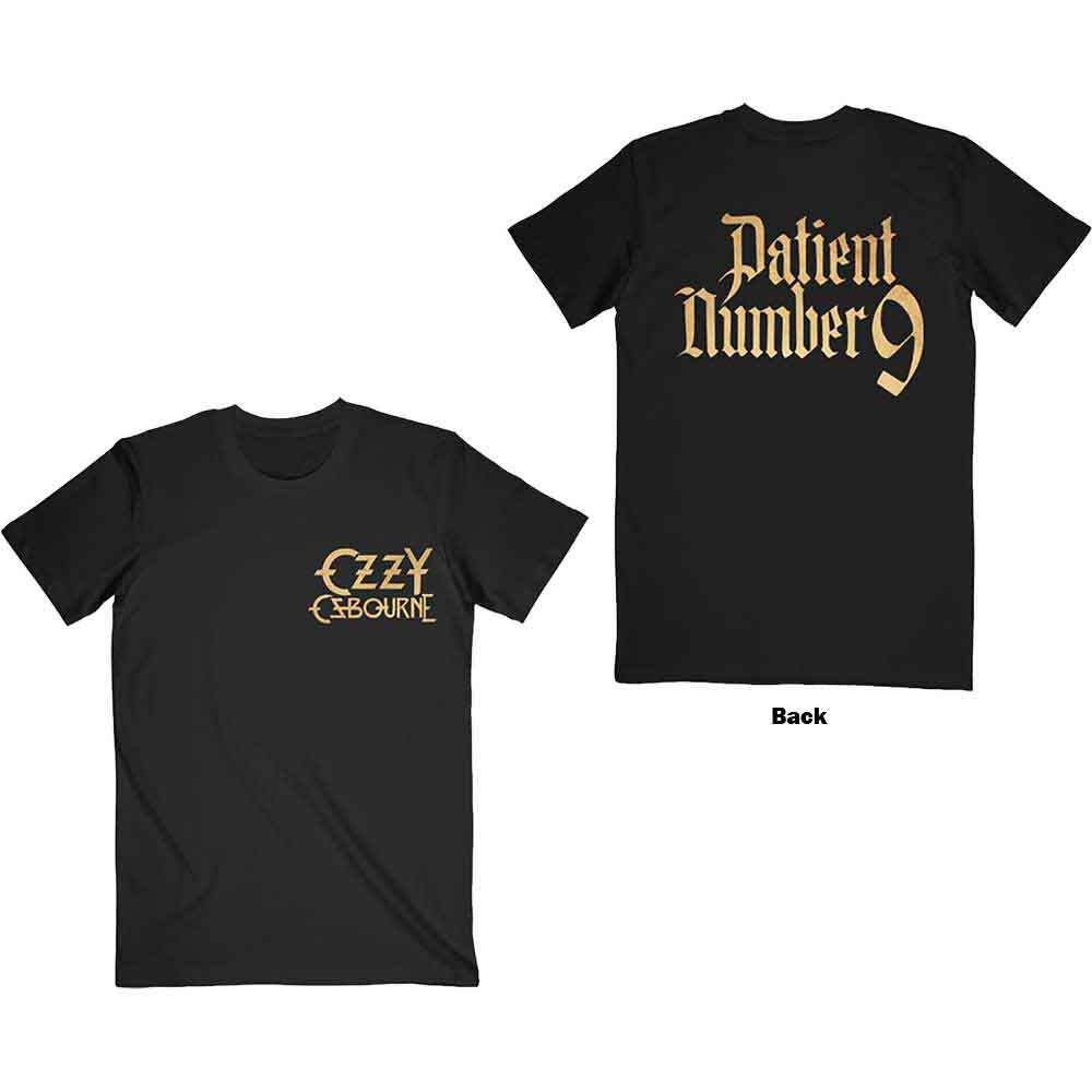 Ozzy Osbourne - Patient No. 9 Gold Logo (T-Shirt)