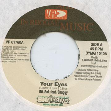 7-дюймовая пластинка RIK ROK, SHAGGY / ICE MAN - Your Eyes / Girls Invasion VP01760 VP US 2003 US Регги, Ска и Даб