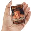 12/20Pcs Blank Photo Frame, Insert Fridge Magnets, Mini Magnetic Refrigerator Photo Picture Frames, 2x3.03 In