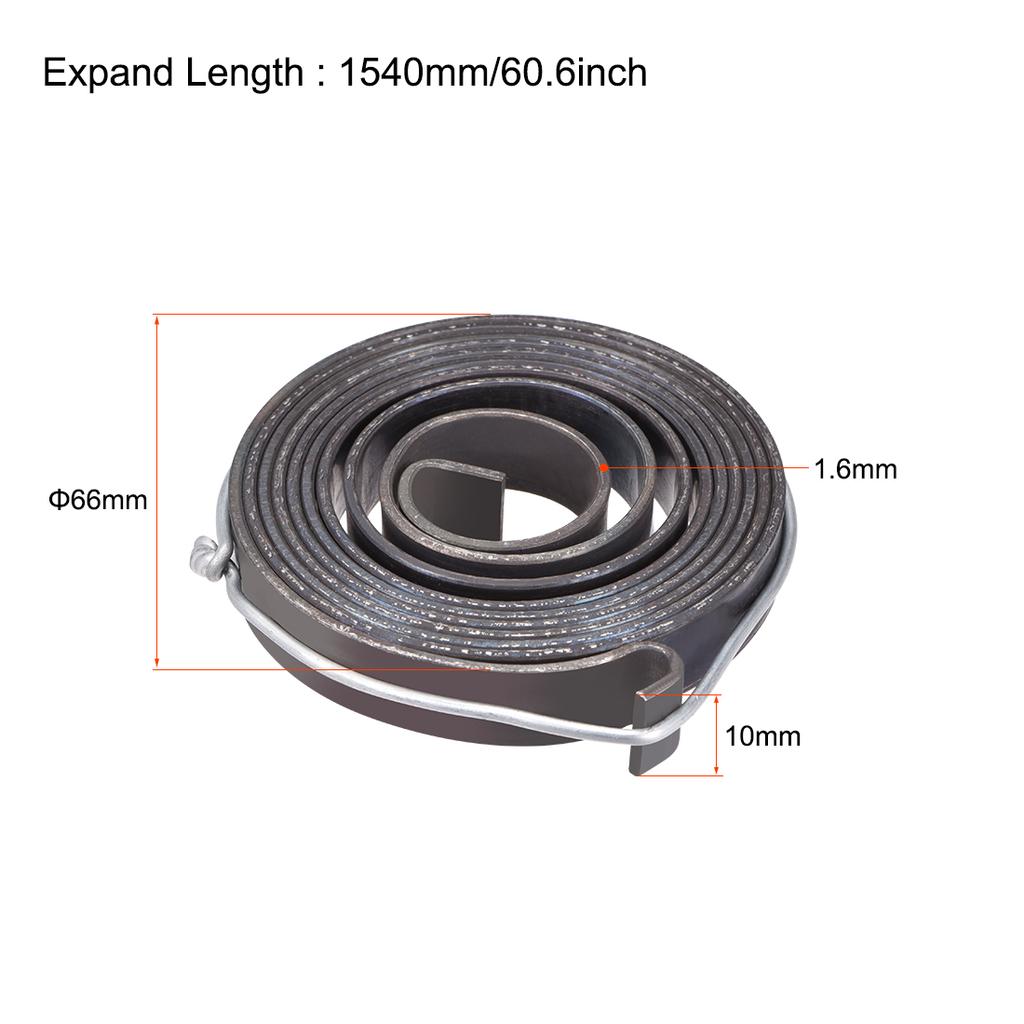 UXCELL Drill Press Spring Drill Press Quill Feed Return Coil Spring Assembly Spring Steel Chemical Blackening Finish 1PCS