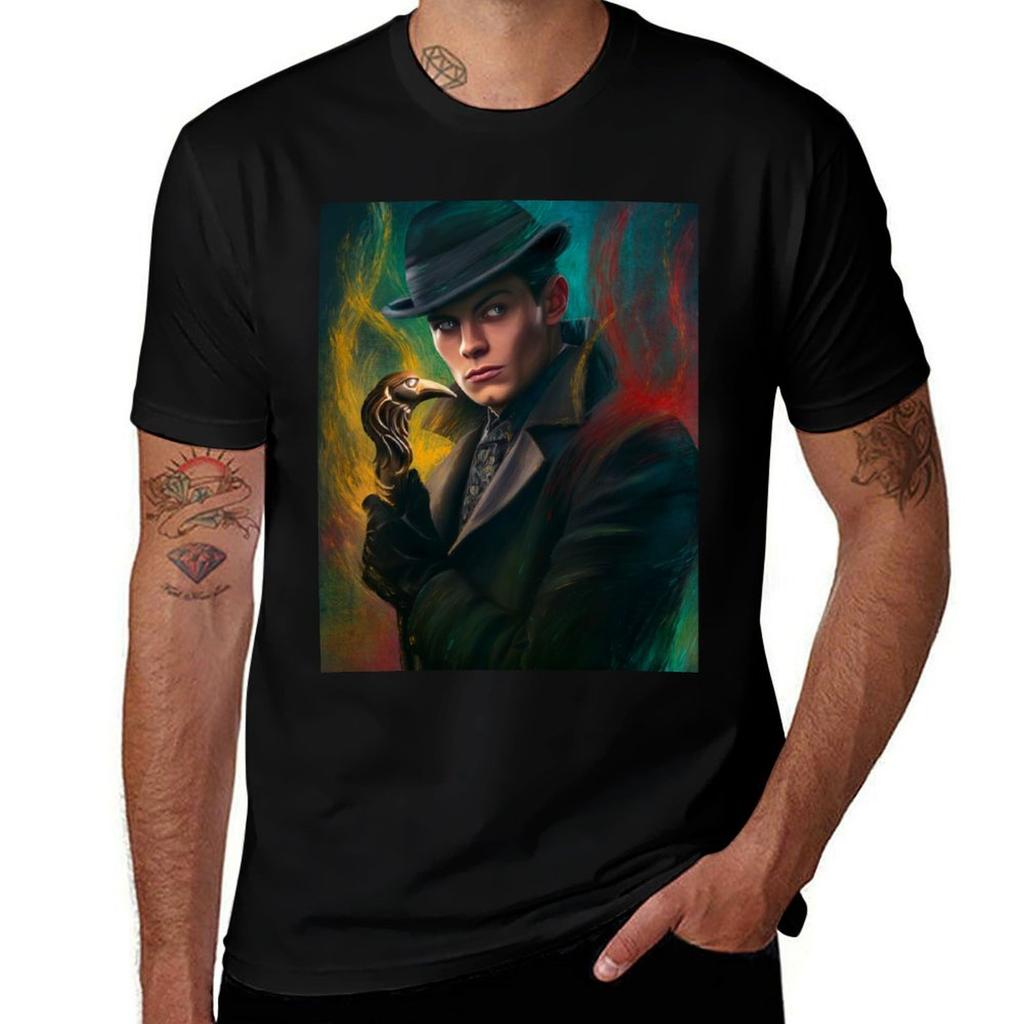 Kaz Brekker Shadow And Bone Tshirt Casual Everyday Short Sleeve Tshirt