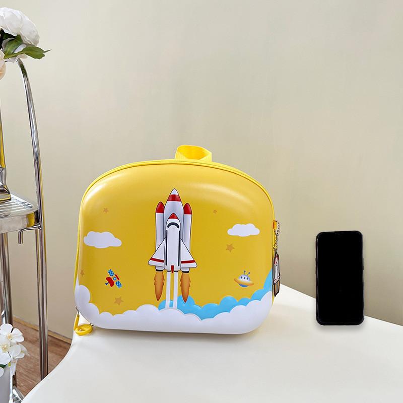 Trendy Cute Nylon Animal Print Kids Backpack For Preschool And Kindergarten