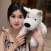 Cute Simulation Dog West Highland Doll Plush Toy Puppy Dog Doll Children Soothing Rag Doll Birthday Gift