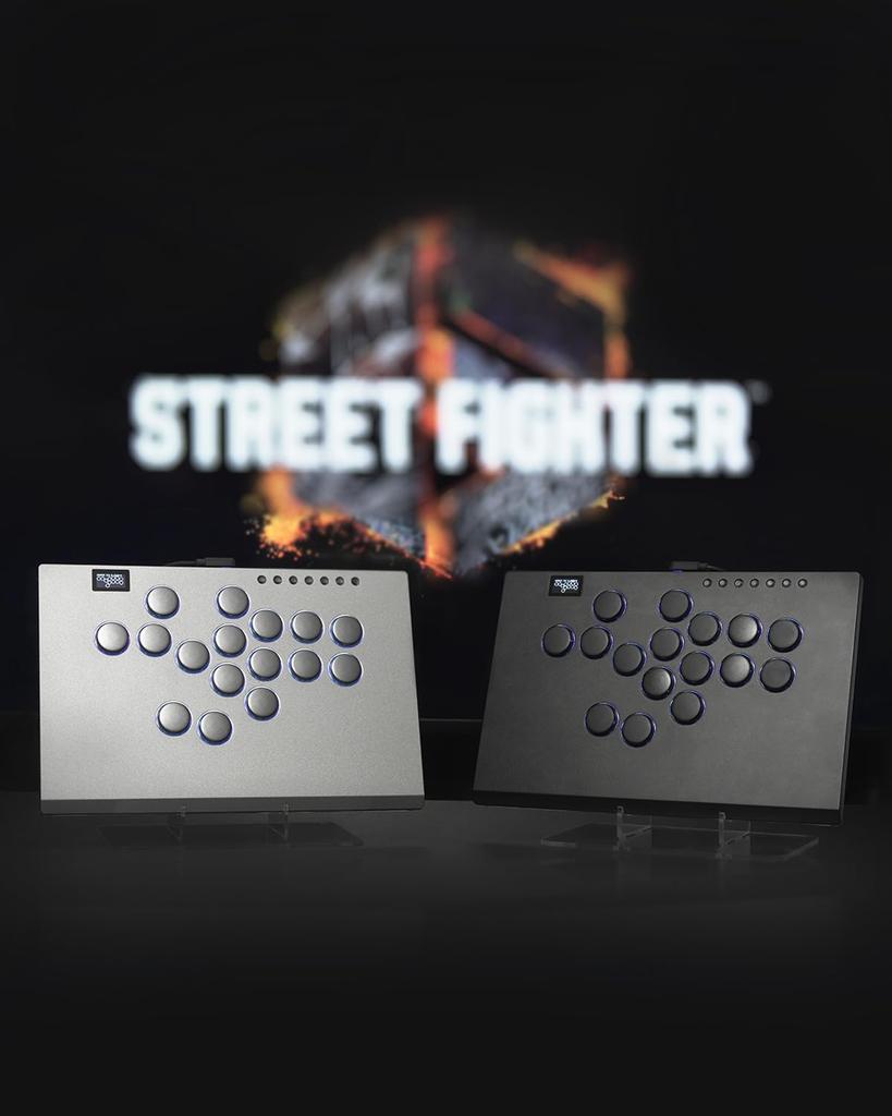 SIXSIR Leverless Arcade Stick игровой контроллер большой тонкий алюминиевый сплав шаблон 16 клавиш кристалл низкопрофильный переключатель индивидуальный RGB Leverless контроллер для