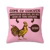 Chicken Game Dont Look At The Chicken Cushion Cover xcm Polyester Throw Pillow Case for Sofa Square Pillowcase Decoration