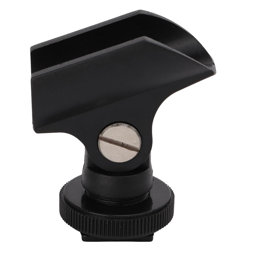 1.95см Держатель для микрофона Пластиковый зажим для микрофона Стойка с горячим башмаком и отверстием для винта 1/4 дюйма для зеркальной камеры