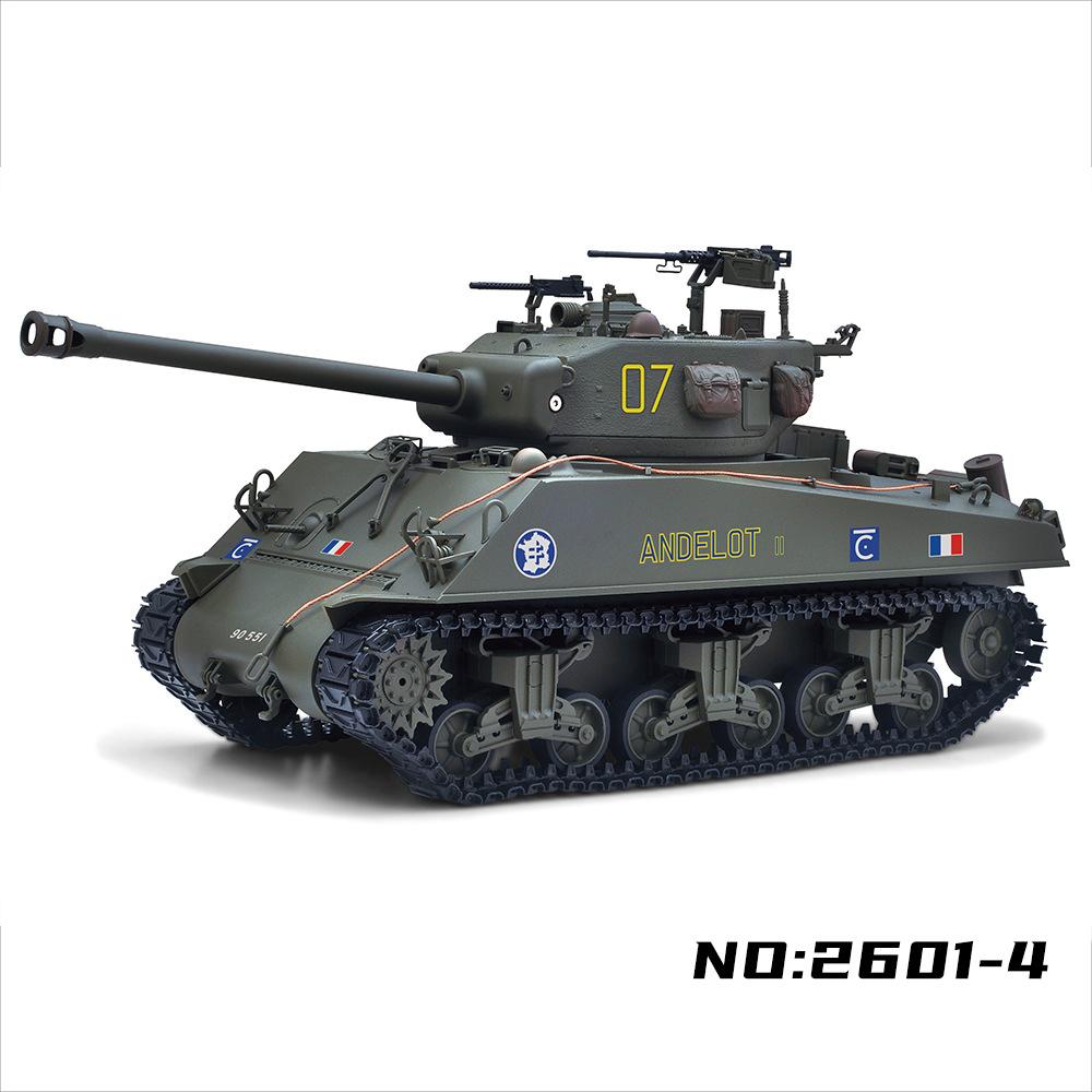 Новый радиоуправляемый боевой танк Второго Мирового Войны США M4A3 Шерман, полностью металлический, масштаб 1:16, 2,4 ГГц, дистанционное управление, военная модель для взрослых коллекционеров