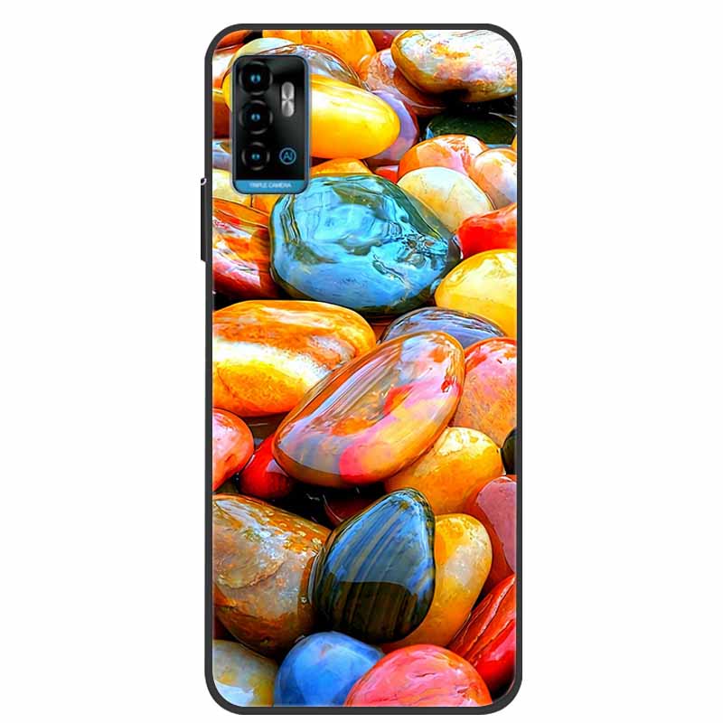 Для ZTE Blade A71 Чехол Силиконовая Задняя Крышка Чехол для Телефона Для ZTE Blade A71 Мягкие Чехлы для ZTE BladeA71 A 71 2021 Защитный Бампер
