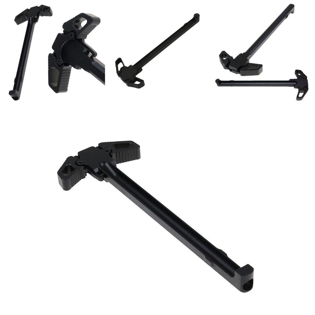 Tactical Charging Handle Black Ar Metal Ambidextrous Ambi Handle Tool Accessory