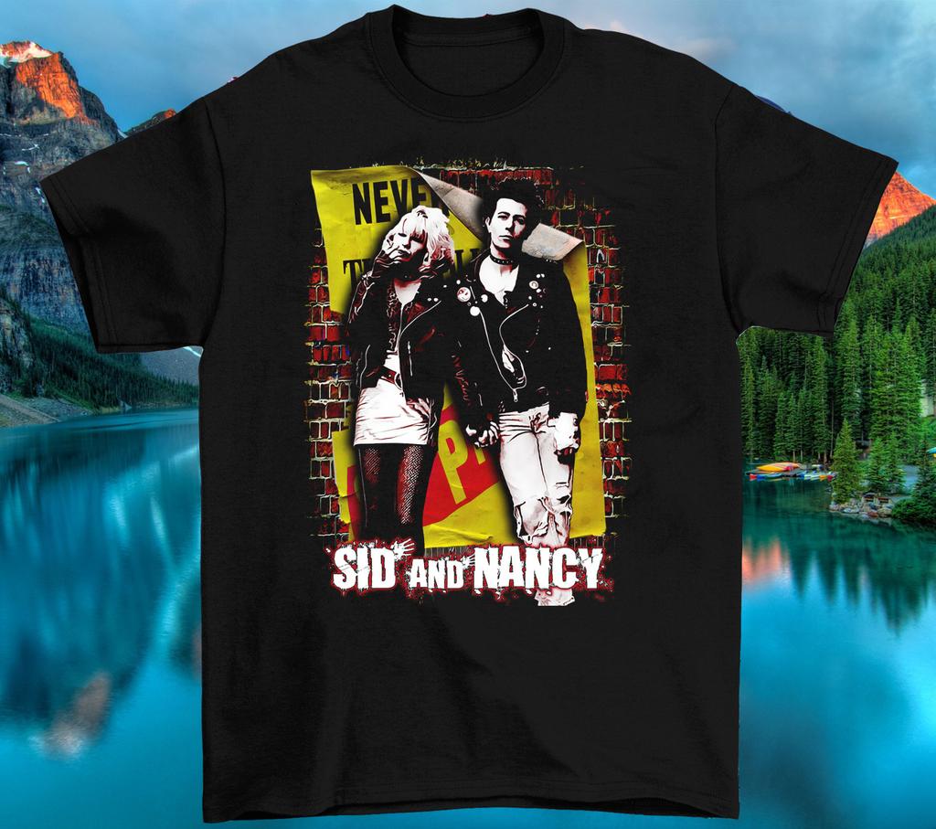 Sid And Nancy Gift For Fans Cotton Black Full Size Men Women Shirt CM235
