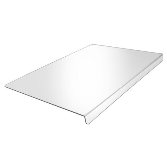 Акриловая разделочная доска с бортиком 16x12 дюймов, нескользящая, прозрачная, кухонная, разделочная доска для защиты столешницы, первостепенные предметы первой необходимости в квартире