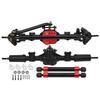 Front Rear Straight Complete Axle with 2pcs Metal Drive Shaft Fit for 110 Axial SCX10 I SCX10 II