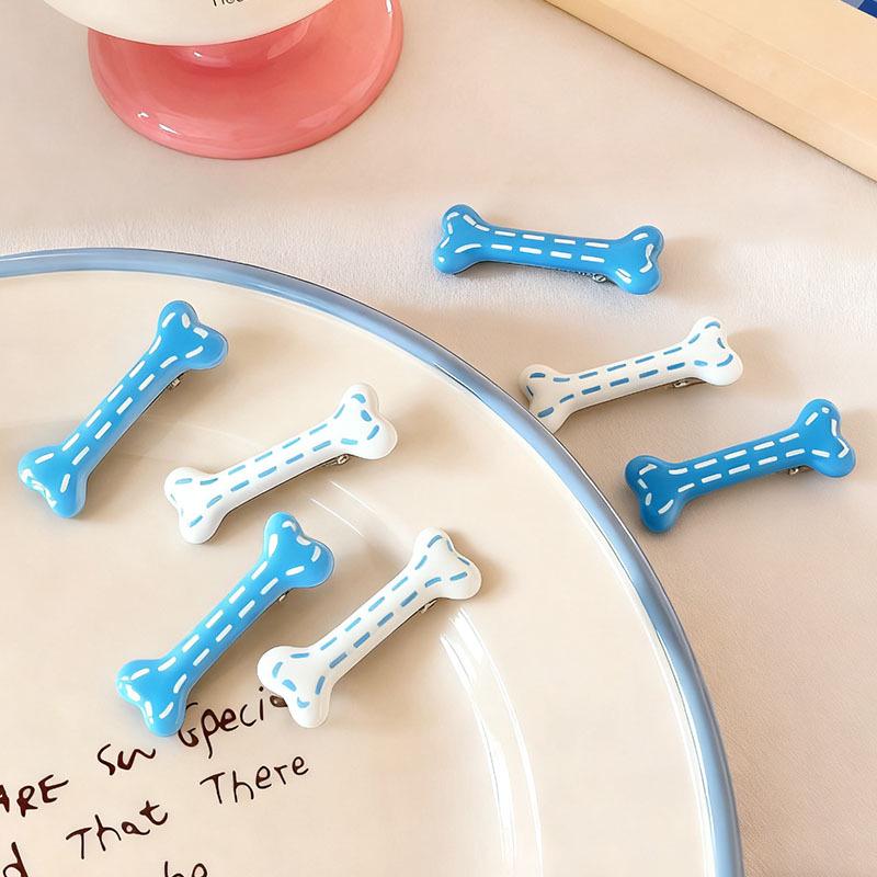 Очаровательная мультяшная заколка для волос в виде косточки для женщин - Забавный девчачий аксессуар для волос «Утиный клюв»