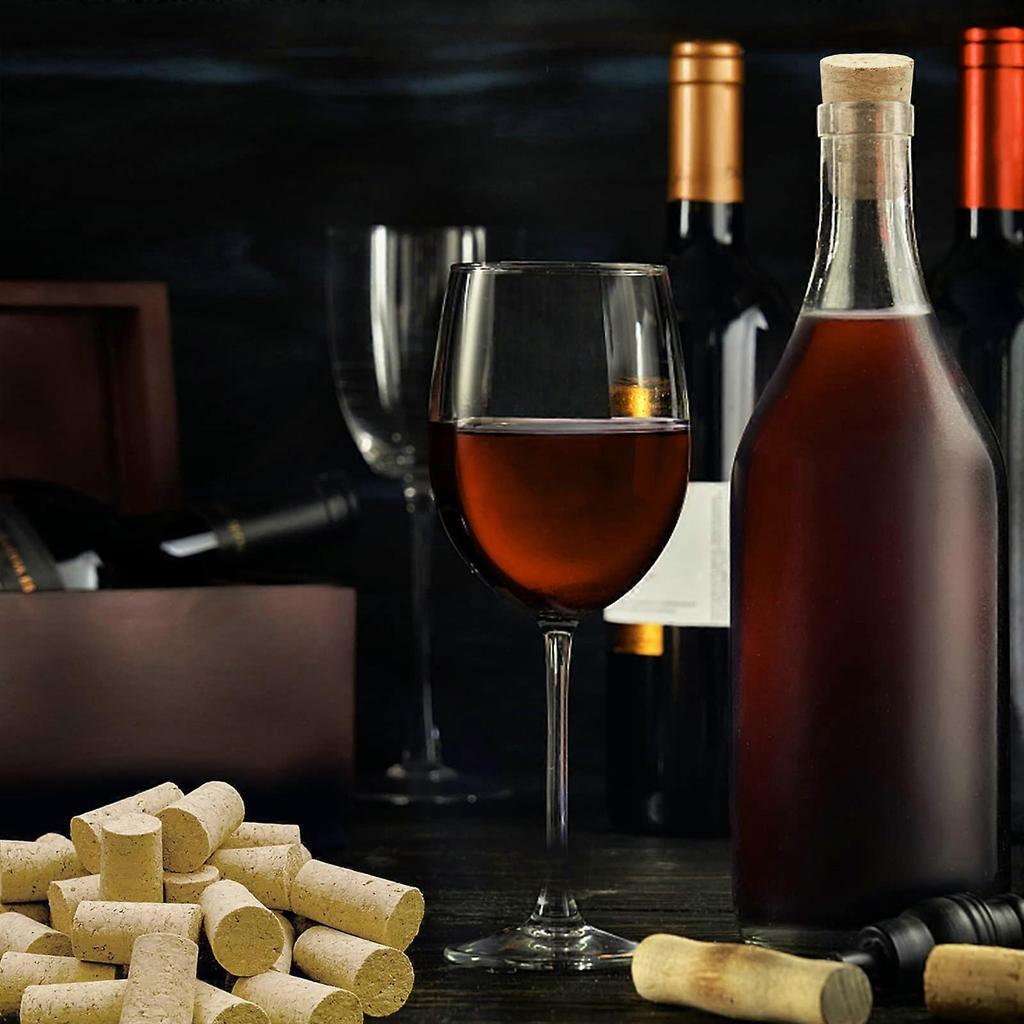 30 Pack Wood Corks Plugs Tapered Blank Wine Corks Wine Beer Stoppers Leakproof Natural Wooden Corks Replacement