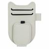 Multi-Functional Sunglasses Holder for Car Sun Visor Clip On PU Leather Card Organizer with Pen Loop