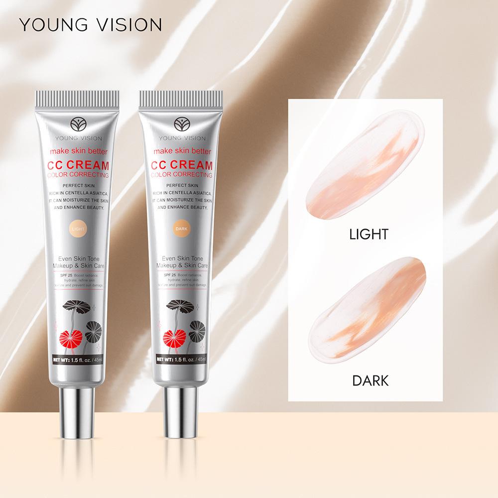 YOUNG VISION Centella CC Cream Concealer Невидимый пор увлажняющий праймер под макияж натуральный