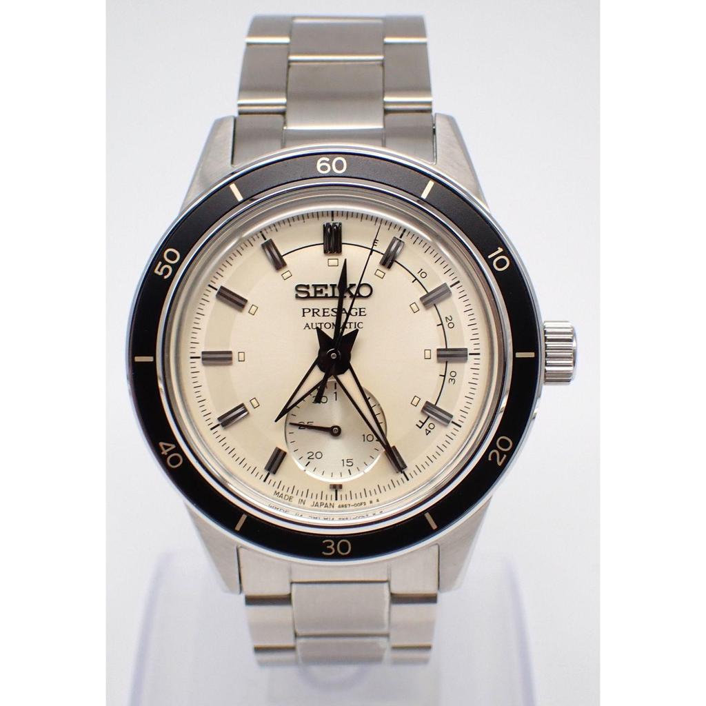 Used SEIKO Presage / Style60s SARY209 / 4R57-00T0 SS Stainless Steel AT Automatic Men's Vintage Model