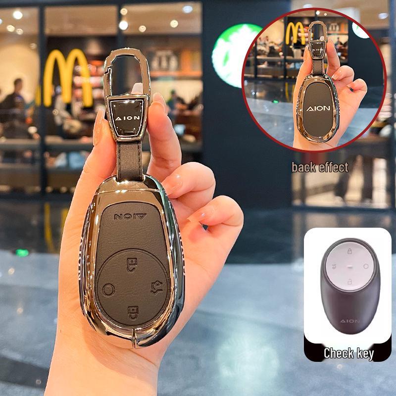 Чехол-брелок Тираннозавр Рекс для AION V 2024 – Подходит для внедорожников GAC и электромобилей с полноразмерной металлической пряжкой.