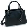 K Mark Tag 2way Handbag Dark Stitch 10901 [Kitamura] Y-1313 Women's Blue/White [Navy]