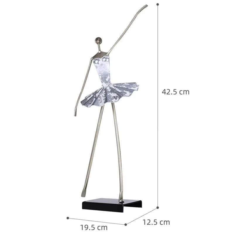 Минимализм Группа Музыкант Фигурки Статуя Украшение Стола Изделия Из Металла Украшения Танцор Персонаж Скульптура Современный Домашний Декор