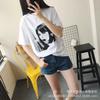 2017BF Style Portrait Print Short Sleeve T-Shirt