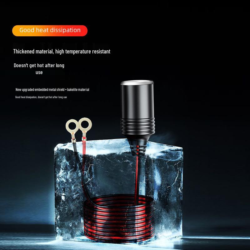 Кабель для подключения автомобильного аккумулятора 12/24 В к прикуривателю с ограничителем тока для автомобильного обогревателя