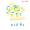 20групп поплавок резиновый стопор рыболовный поплавок стопор поплавок боб космос рыболовная леска аксессуары для снастей