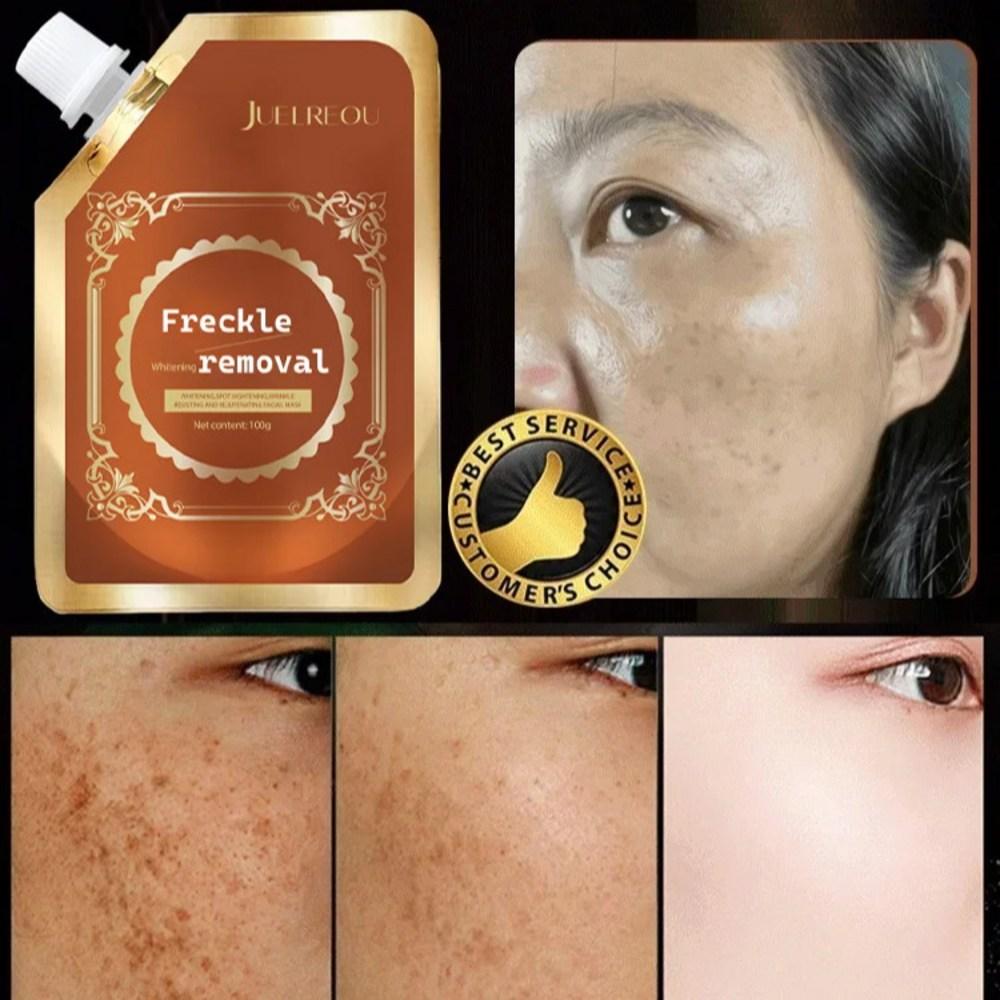 1+1/2+2 Spot Care Essence Mask Pack Wash-off Type Mask Pack Cool Soothing Mask Brightening Skin Texture Relief/wrinkle Improvement 100ml, [1+1]*100ml