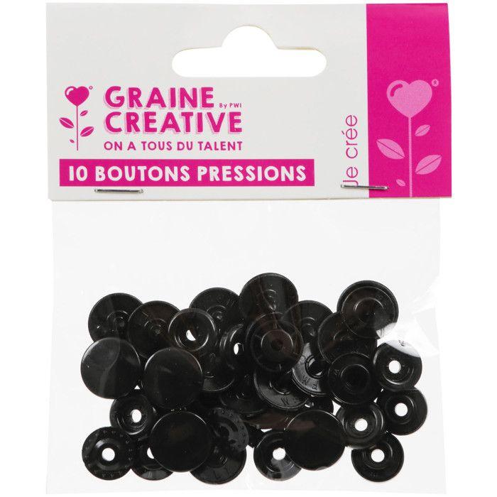 10 pressions resine noir