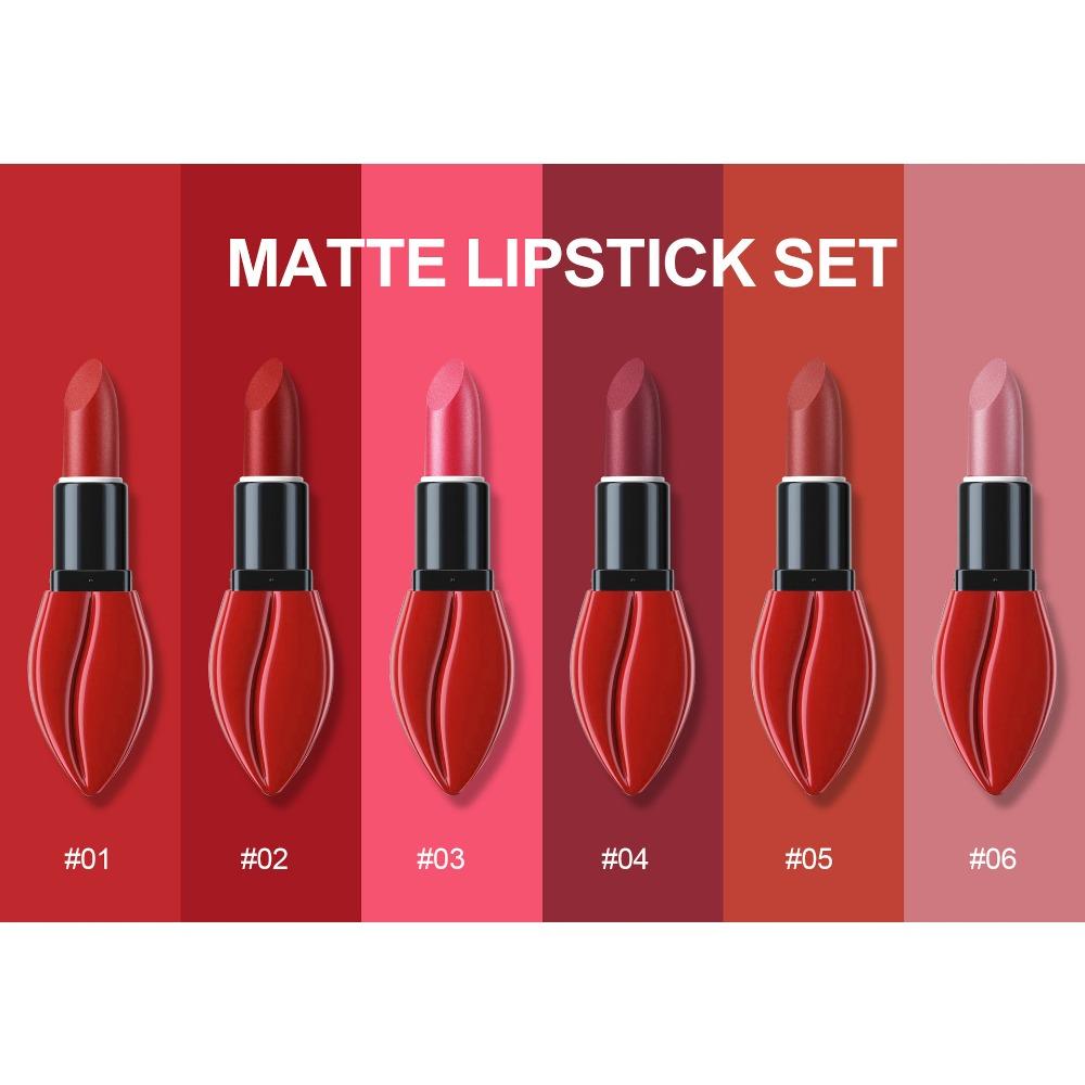 HANDAIYAN Mattic Lipstick Is Maklik Te Kleuren, Kleuren Mist, Lippenstift Lip-type Читать