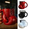 Boxing Glove Mug 3D Novelty Coffee Cup Stainless Steel Tea Cup 12oz Unique Funny Boxing Gift for Boxers Fitness Enthusiasts Coaches