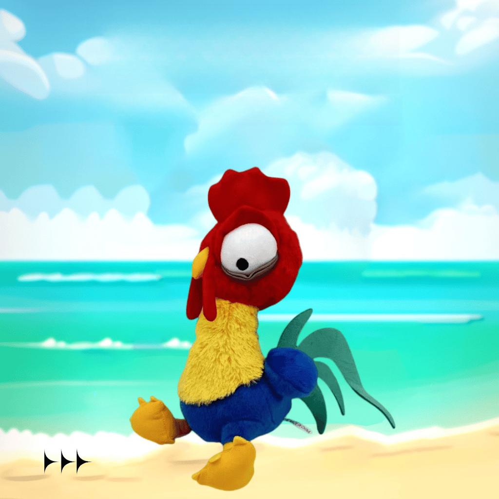 non-toxic Cute Movie Animals Moana PlushToy Stuffed Animal Dolls Cartoon Moana 2 Pet Pig Silly chicken Plushies Birthday Party Decorations