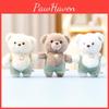Cuddly Plush Miniature Rompers Bear Doll Keychain For Kid Gift Collect And