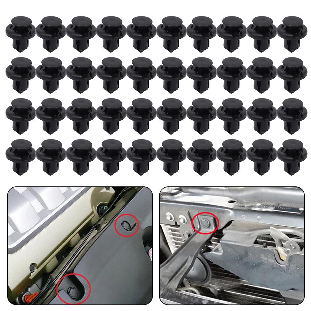 40 шт. Пластиковая пряжка для бампера автомобиля, пряжка для Honda, Accord 03-12, Civic 01-16, CR-V 02-06, Jazz 08-12, S2000 99