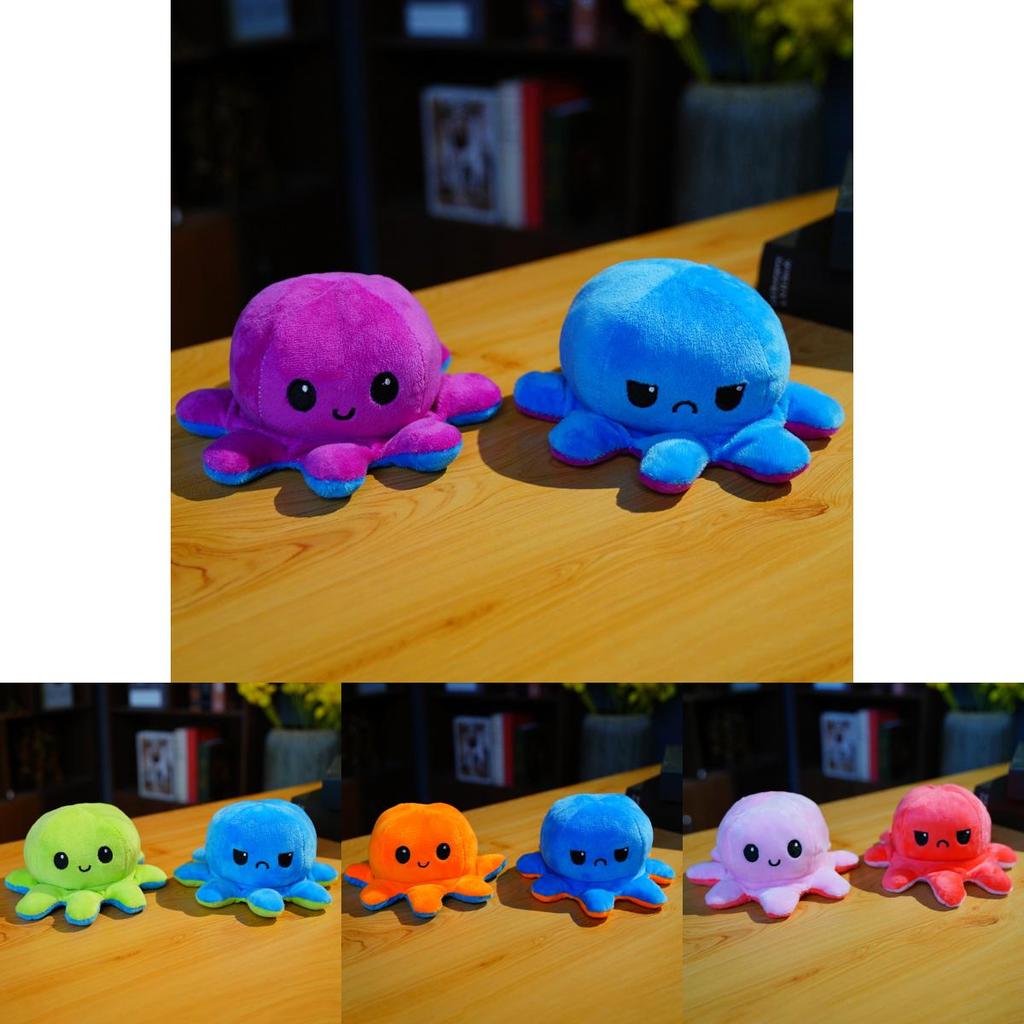 Octopus Plush Doll Animal Design Not Cartoon Style 20cm Height