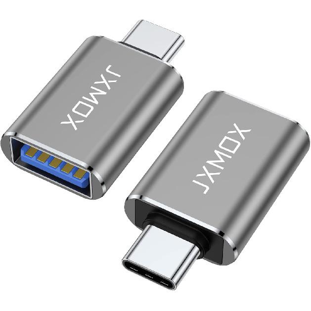 USB C to USB Adapter [2-Pack], Thunderbolt 3 to USB 3.0 OTG Adapter Compatible with MacBook Pro,Chromebook,Pixelbook,Microsoft Surface Go,Samsung