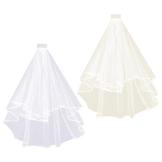 Свадебный гребень-вуаль с регулируемым изгибом, многослойным дизайном, изогнутый гребень для волос, свадьбы, вечеринки, фотография, вуаль