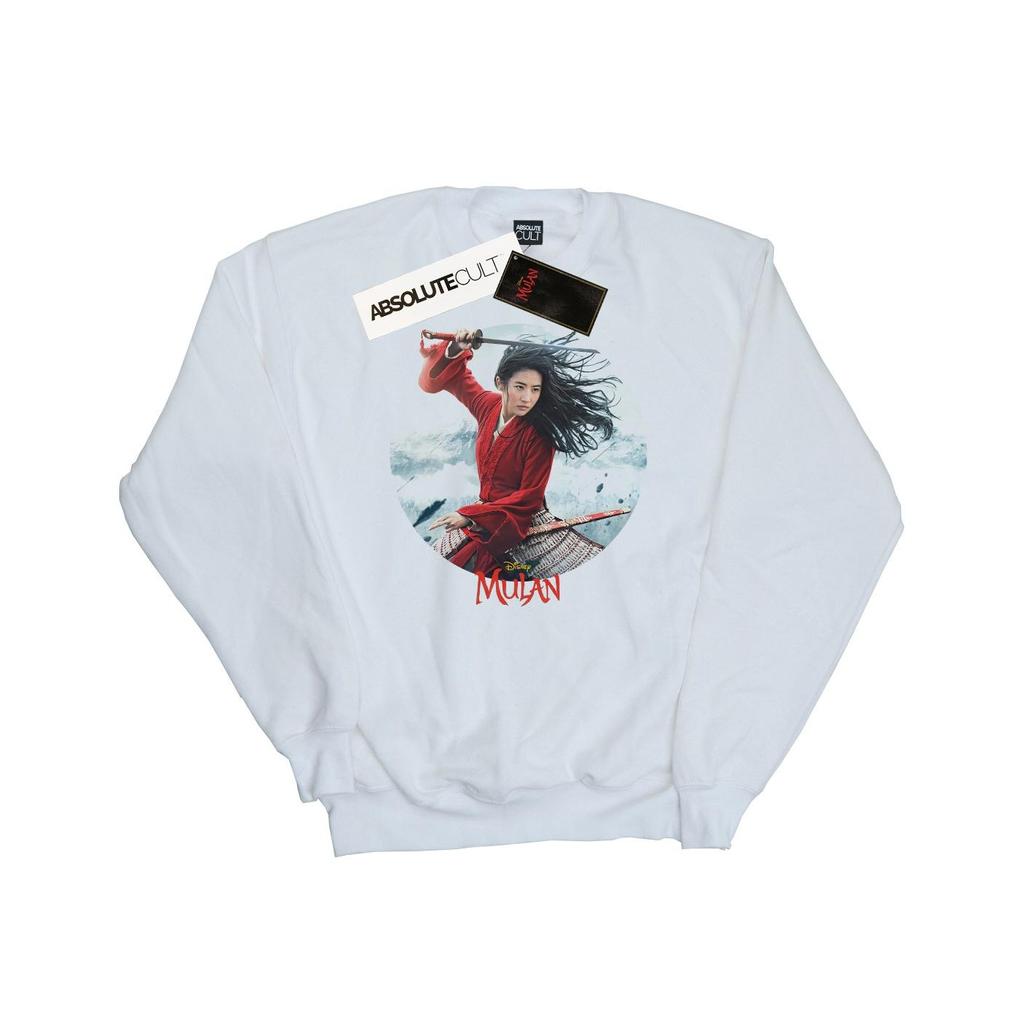 Disney Mens Mulan Movie Sword Poster Sweatshirt