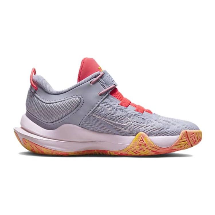 Nike Giannis Immortality 2 PS Горячий Пунш Разноцветные Детские Кроссовки Розовый-Пена Лазерный-Оранжевый DQ1942-600