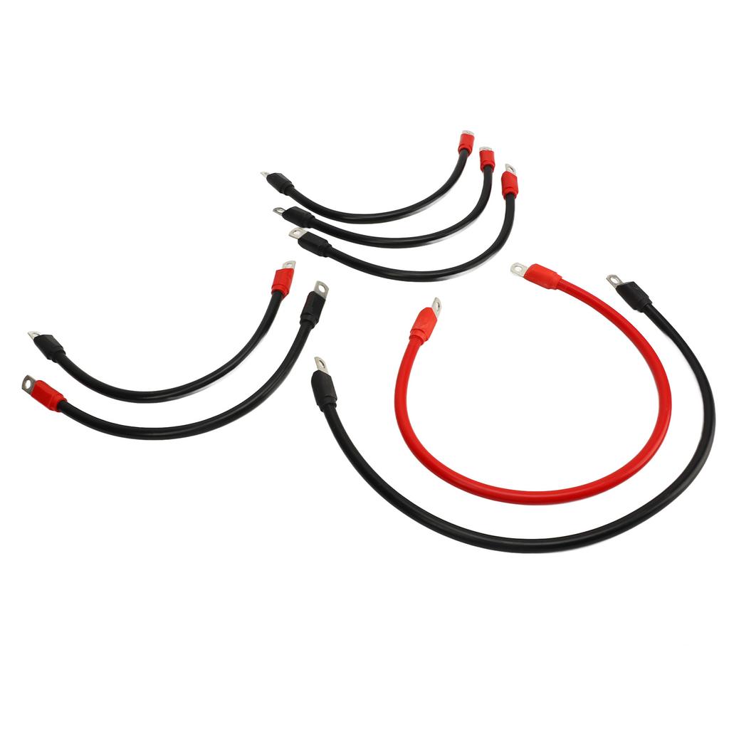 7 шт. Кабель аккумулятора для гольф-кара, чистая медь, 4 AWG, комплект проводки аккумулятора, замена для E‑Z‑GO TXT 36V 48V 1994 г. и новее