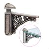 Glass Shelf Bracket Wall Adjustable Mounted for Bathroom Kitchen Home